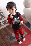 Thicken Sports Suits Cotton Children Winter Clothing