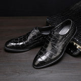 Mens Oxford Crocodile Business Shoe