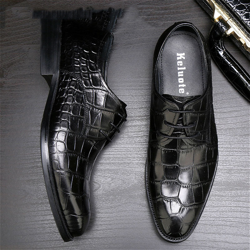 Mens Oxford Crocodile Business Shoe