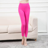 Neon Stretch Waist Female Skinny Pencil Pants Candy Color Leggings