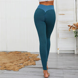 Women Waist Fitness Legging Push Up Ladies Seamless Workout Pants