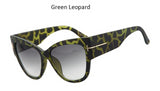 2019 New Tom Fashion Brand Designer Cat Eye Women Sunglasses Female Gradient Points Sun Glasses Big Oculos feminino de sol