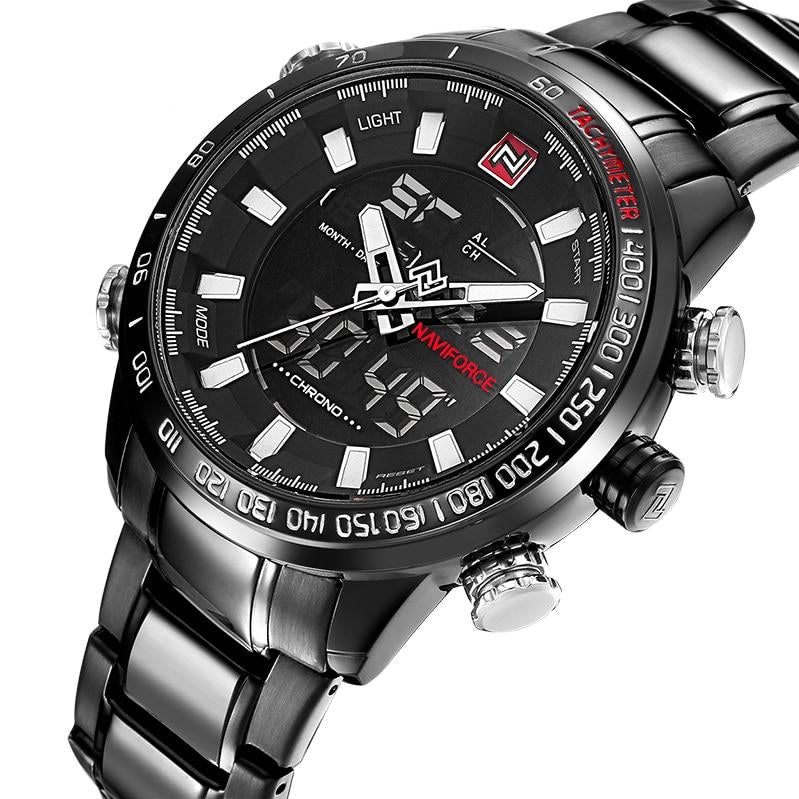 Men Sports Wrist Watch By Full Steel