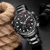Men Sports Wrist Watch By Full Steel