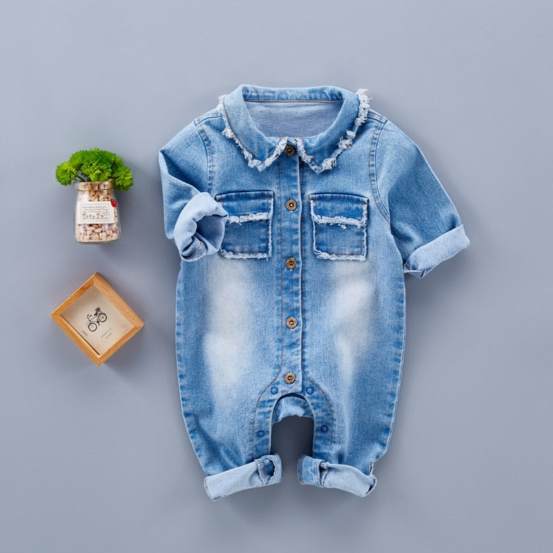 Denim Jeans Infant Jumpsuit