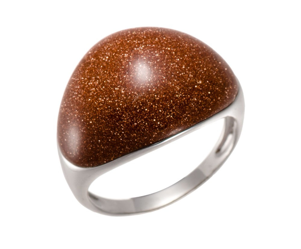 Solid Stone 925 Sterling Silver Ring Fol Holiday or Chrstmas