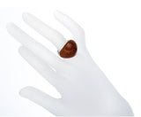 Solid Stone 925 Sterling Silver Ring Fol Holiday or Chrstmas