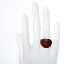 Solid Stone 925 Sterling Silver Ring Fol Holiday or Chrstmas