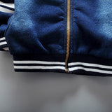 2 Year To 5 Year Boys Winter Warmer Full Body Denim Outfits Tracksuit
