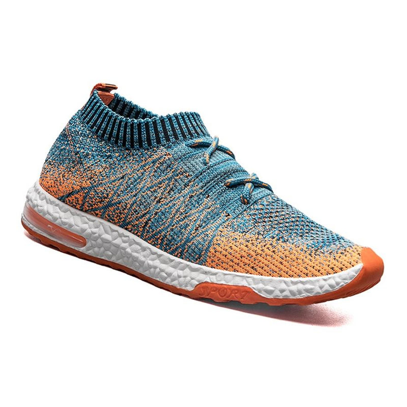 Casual Orange Touch Designed Men Fashion Sensible Shoes
