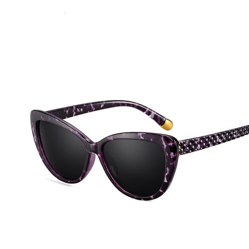 Retro Style Women Black New Sunglass
