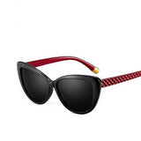 Retro Style Women Black New Sunglass