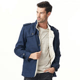 Men Fleece Lined Extra Warmer Woolen Coat