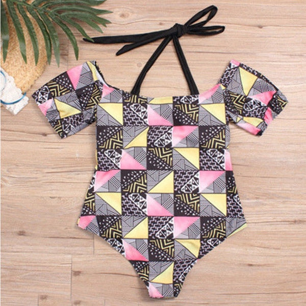 One Piece Full Body Extra Large Premium Floral Summer Swimsuit 2019