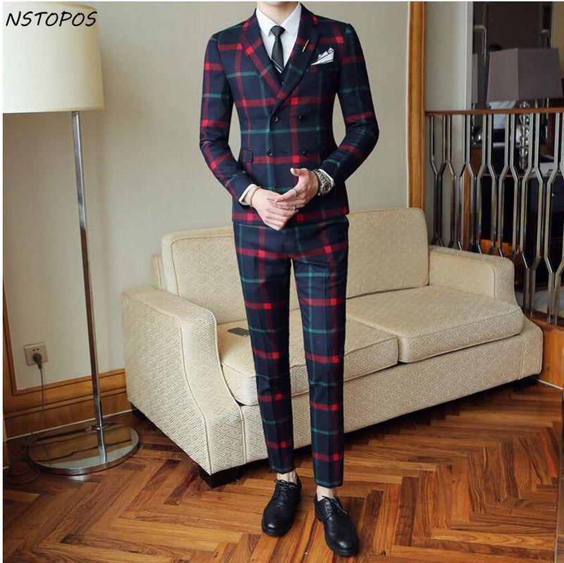 British Style Japan Made Three Piece Mens Occasion Suit For Party or  Wedding