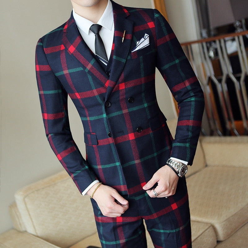 British Style Japan Made Three Piece Mens Occasion Suit For Party or  Wedding