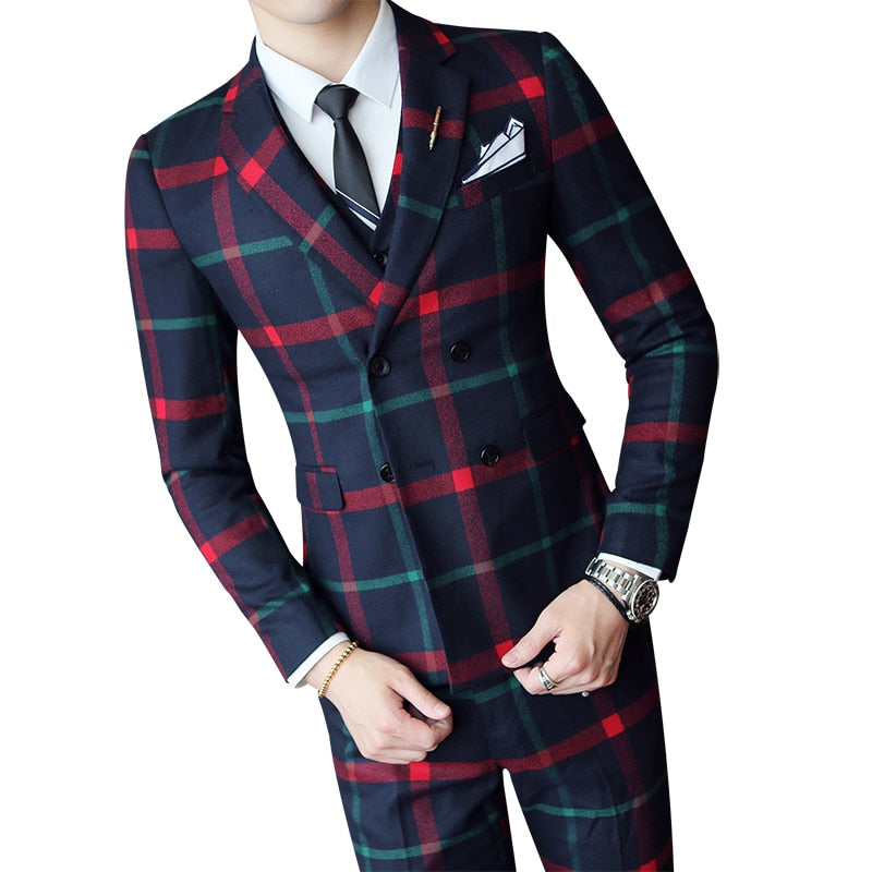 British Style Japan Made Three Piece Mens Occasion Suit For Party or  Wedding