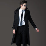 High Strand Collar Fine Quality Men Long Trench The Wind-killer