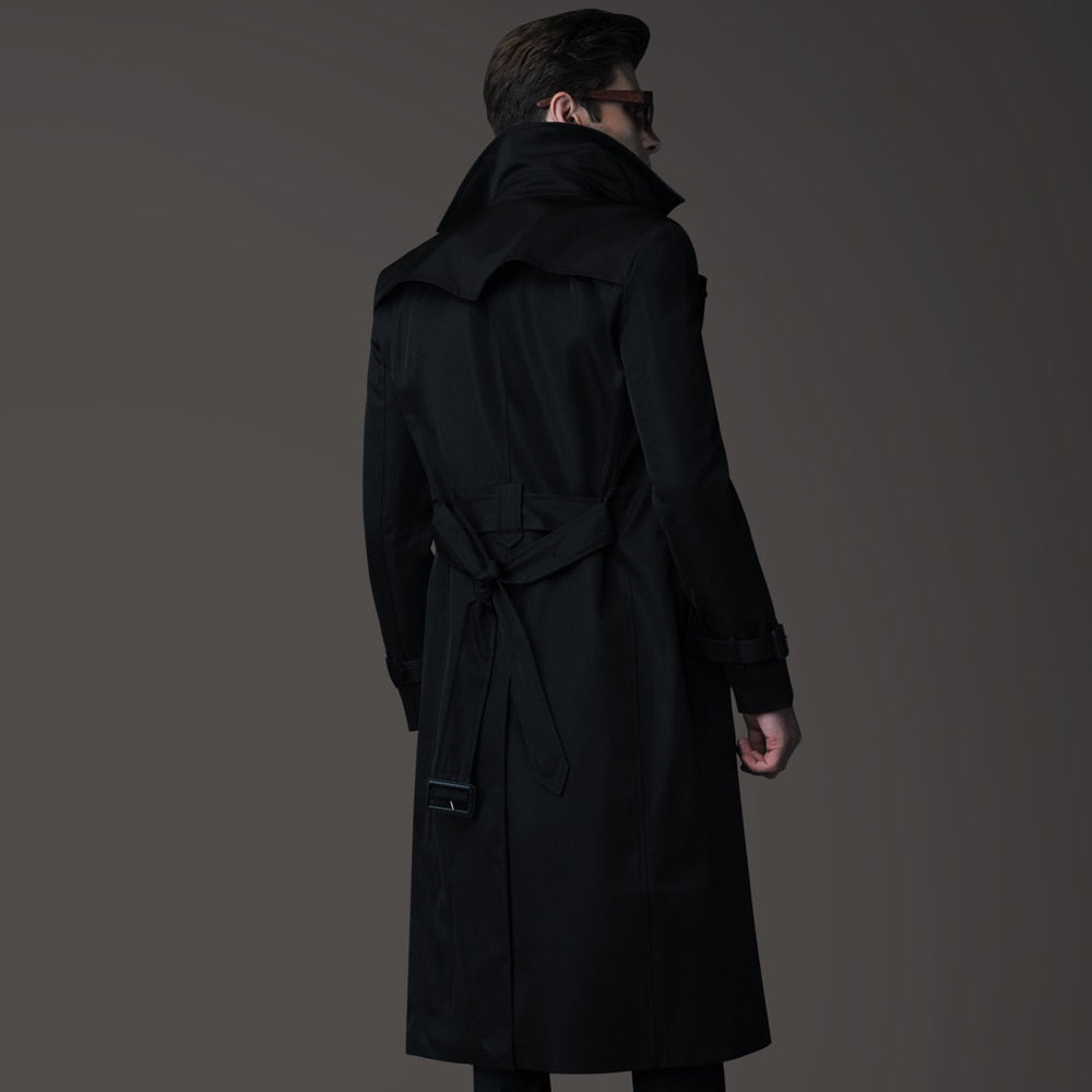 High Strand Collar Fine Quality Men Long Trench The Wind-killer