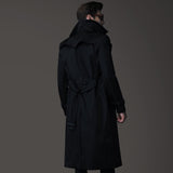 High Strand Collar Fine Quality Men Long Trench The Wind-killer