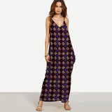 Long Maxi Deep Boho Elegant Sleeveless