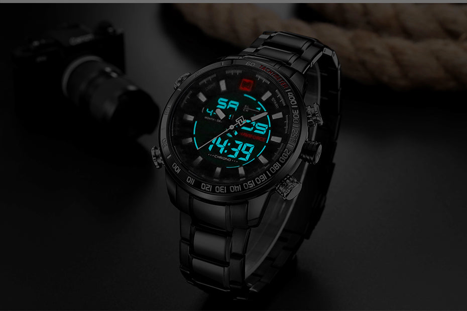 Men Sports Wrist Watch By Full Steel