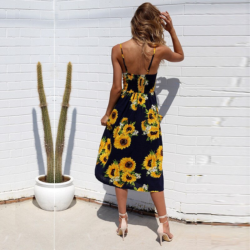 Mid Beach Party Floral Summer Strap Boho