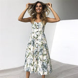 Mid Beach Party Floral Summer Strap Boho