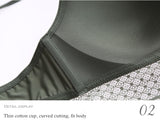 Wire free buckle V Neck Glossy