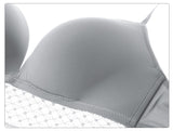 Wire free buckle V Neck Glossy