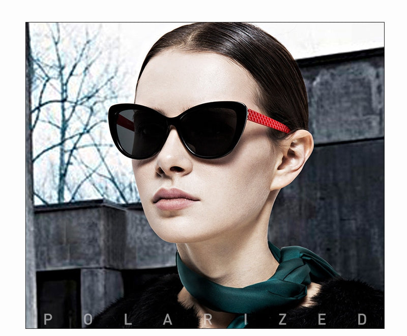 Retro Style Women Black New Sunglass
