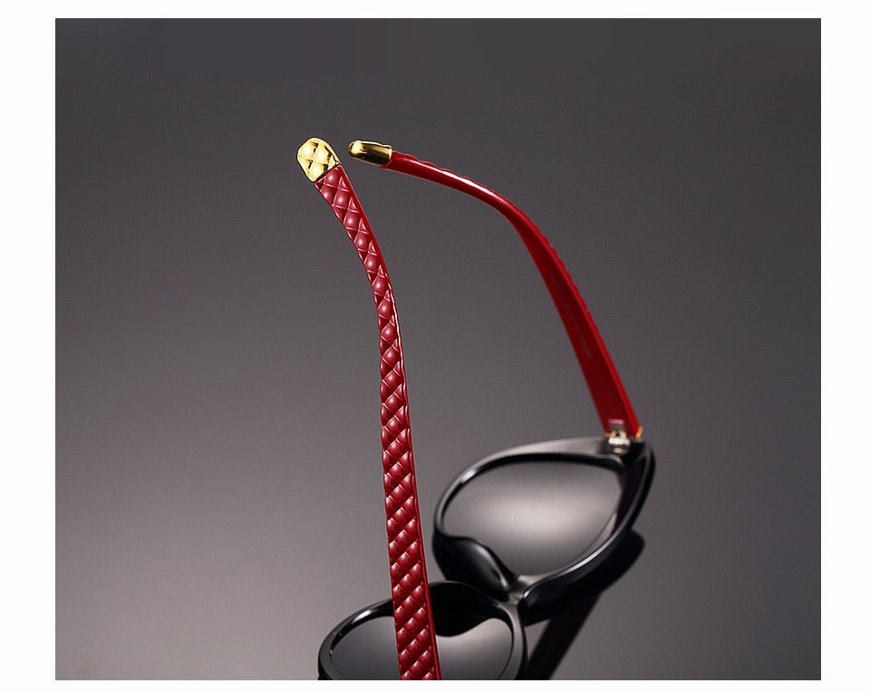 Retro Style Women Black New Sunglass