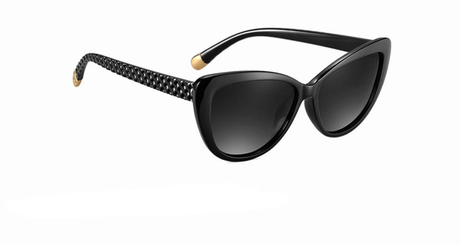 Retro Style Women Black New Sunglass