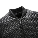 Slim Fit Original Leather Men Bomber Jackets