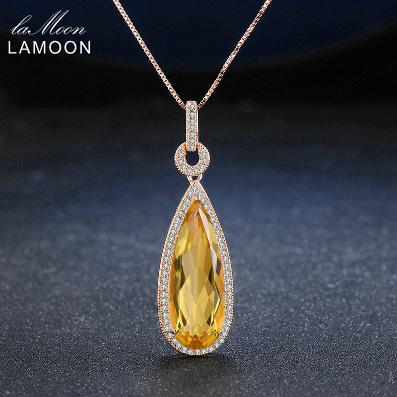 Citrine 925 Luxury Natural Sterling Silver