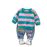 For Children 9 Months To 5 Years Old Pure Cotton Casual Full Body Suit