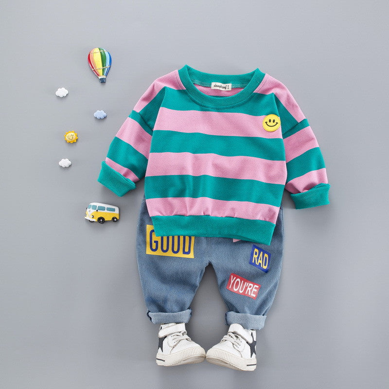 For Children 9 Months To 5 Years Old Pure Cotton Casual Full Body Suit