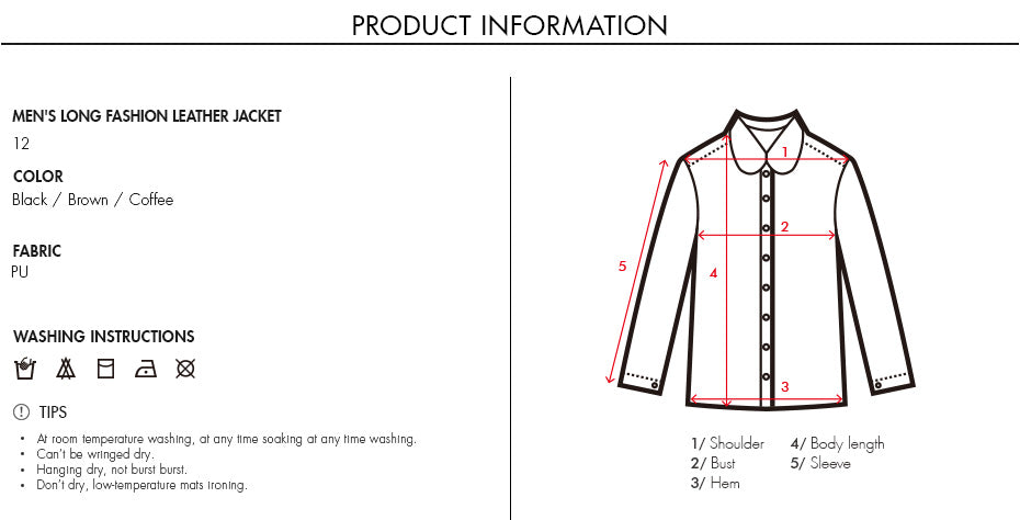 Vintage Mens PU Leather Jacket For Bikers
