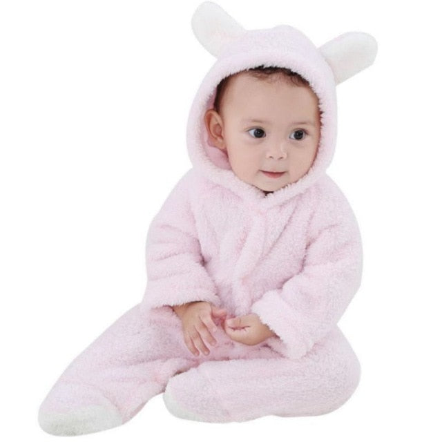 Infant Full Body Winter Warm Long sleeve Jumpsuit Pajama