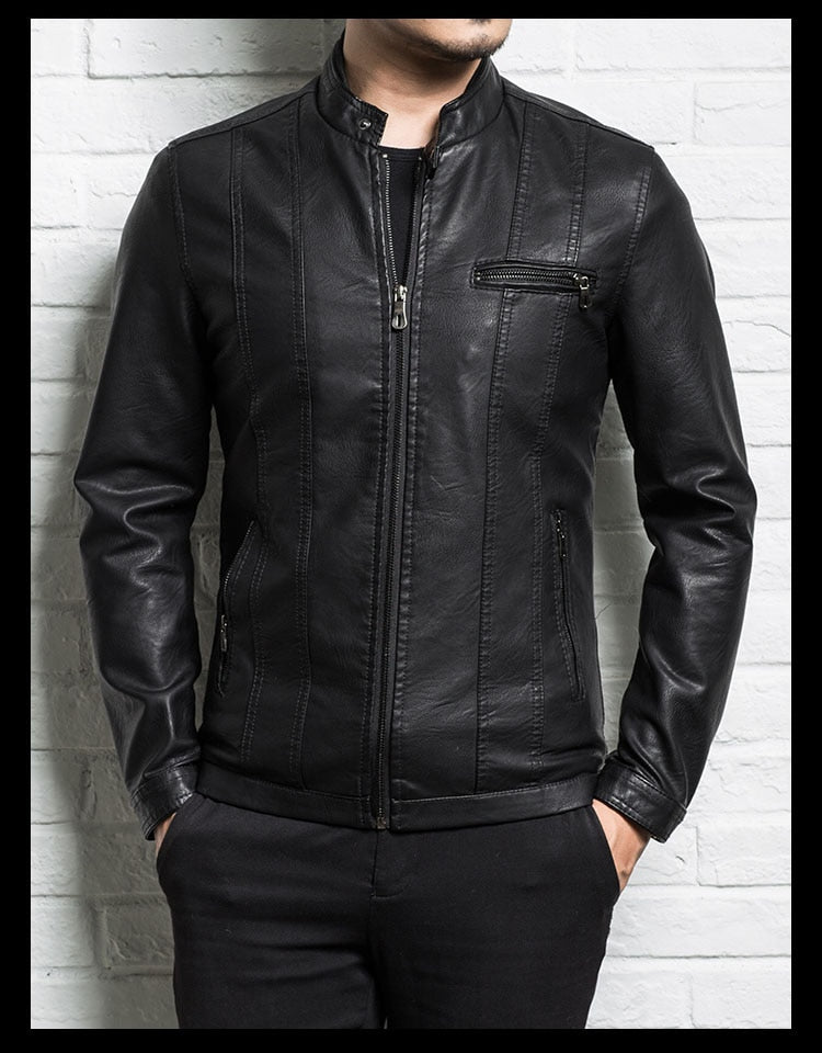 Men Genuine Leather ShipSkin Regular Jacket