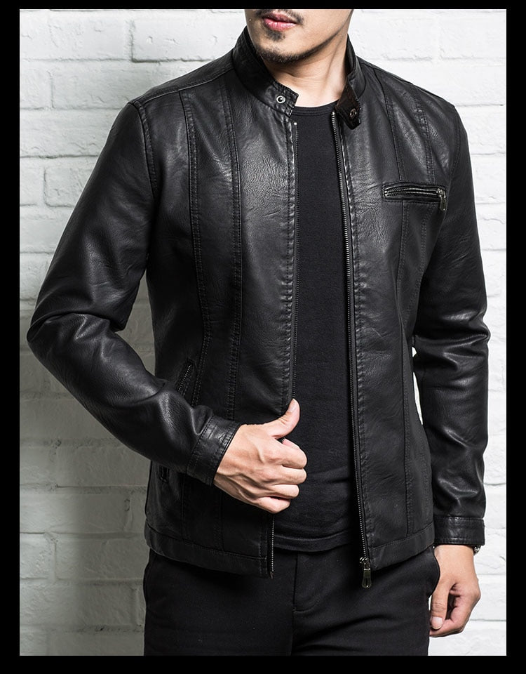 Men Genuine Leather ShipSkin Regular Jacket