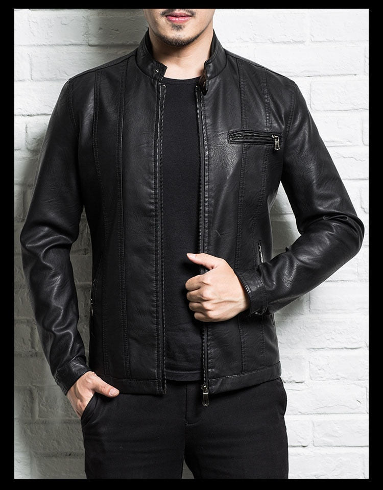 Men Genuine Leather ShipSkin Regular Jacket