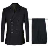 Finest Quality Designed Bend Collar Men Two Piece Slim Fit Full Body Suit