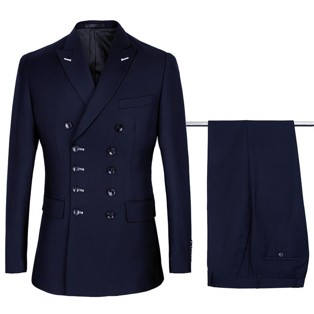 Finest Quality Designed Bend Collar Men Two Piece Slim Fit Full Body Suit