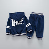 2 Year To 5 Year Boys Winter Warmer Full Body Denim Outfits Tracksuit