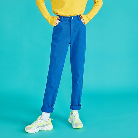Premium Cotton Solid Straight Trouser Cargo Pant For Girls