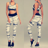 Ladies Elastic Quick Dry Style Running Active Suit For Workout All Years In Black & White