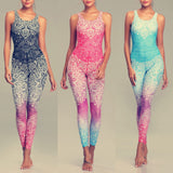 Ladies Elastic Quick Dry Mandela Design Running Active Suit For Workout All Years
