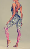 Ladies Elastic Quick Dry Mandela Design Running Active Suit For Workout All Years