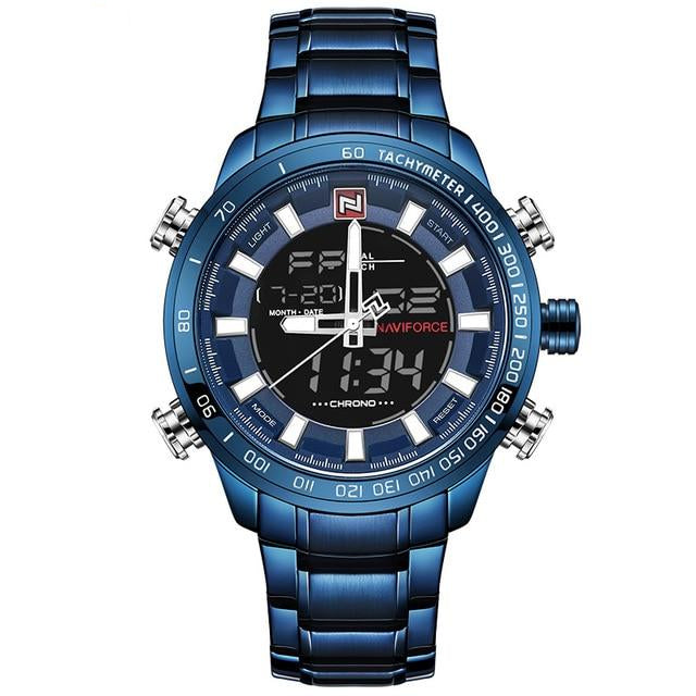 Men Sports Wrist Watch By Full Steel